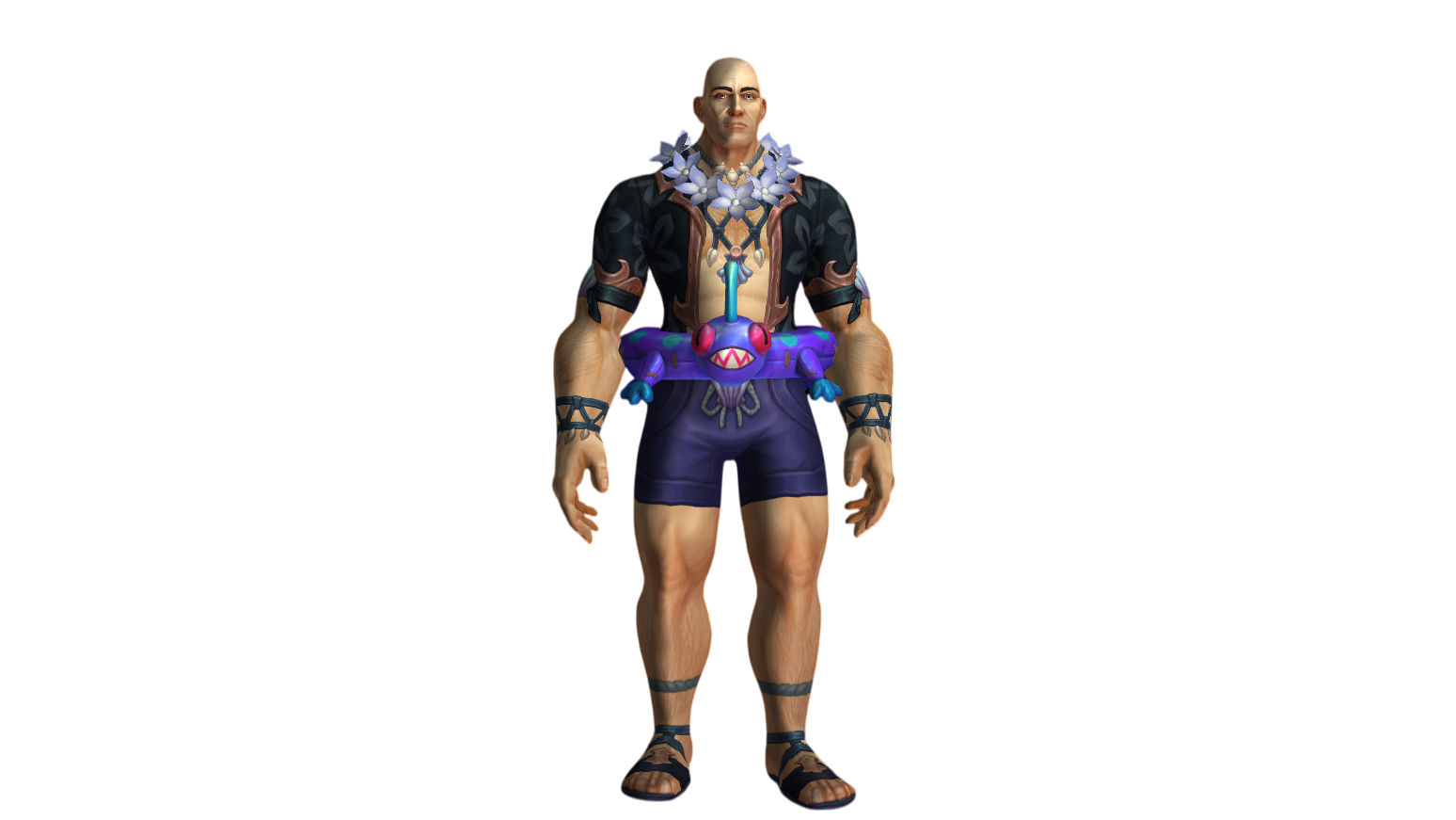 Ensemble Schwarze tropische Strandmode