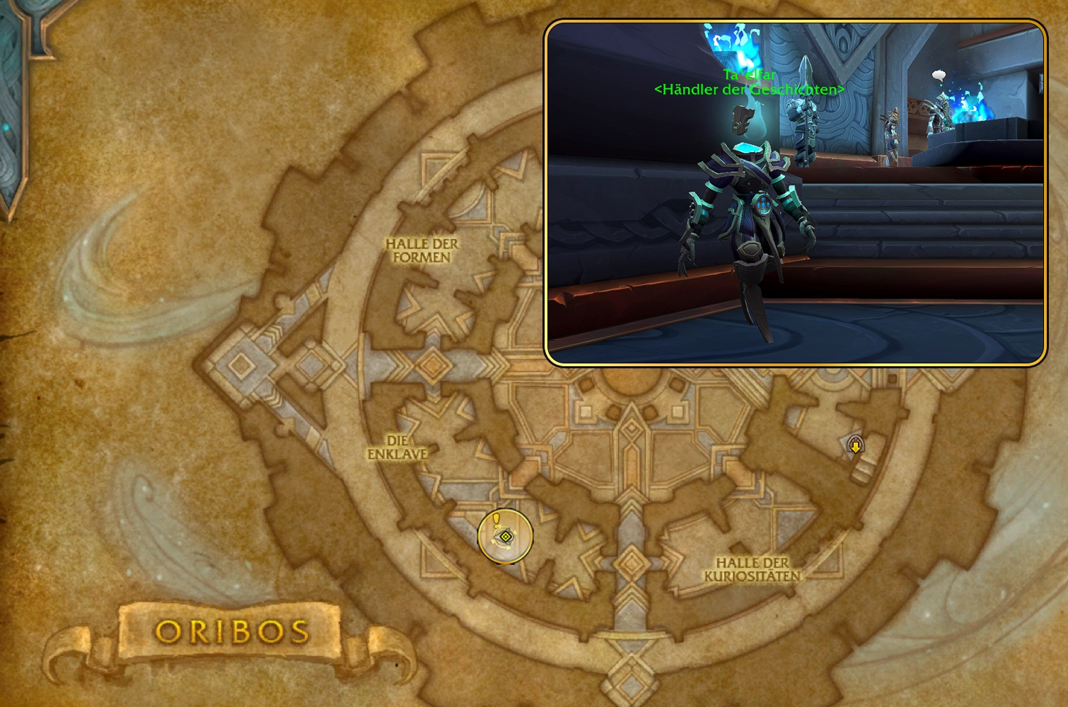 Shadowlands LFR NPC Map