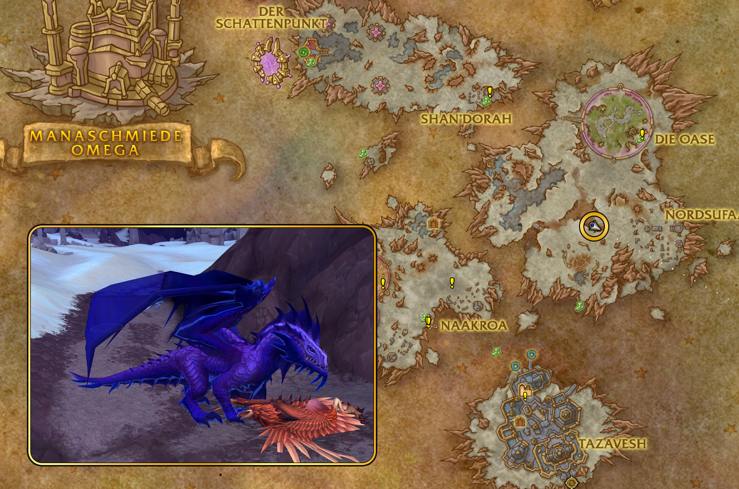 Weltboss Reshanor Map