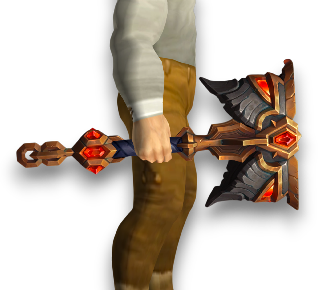 Zeremonieller Richterhammer von Bronzebart 1