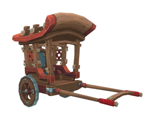 Kun Lai Lacquered Rickshaw
