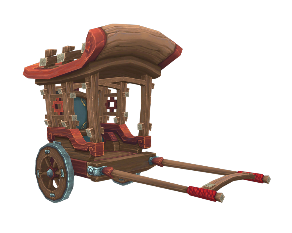 Kun Lai Lacquered Rickshaw