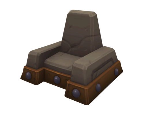 Shadowforge Stone Chair