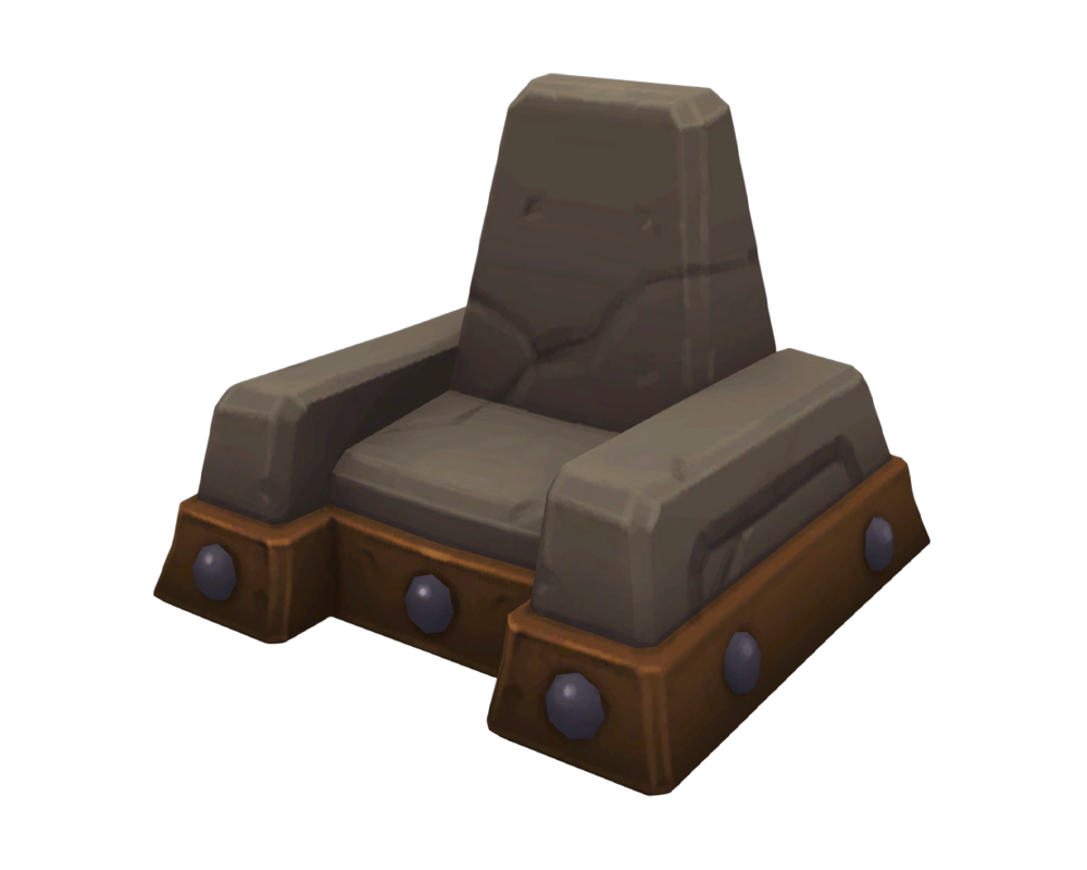 Shadowforge Stone Chair