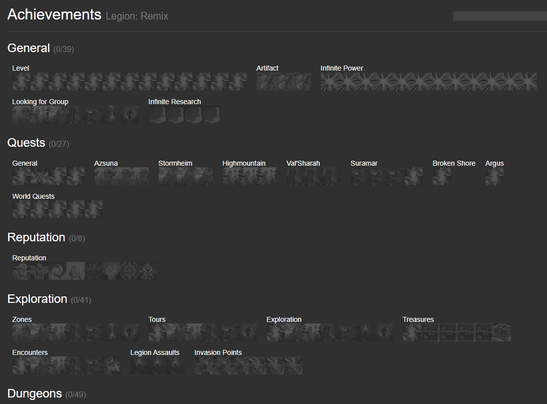 Simple Armory Erfolge Reittiere