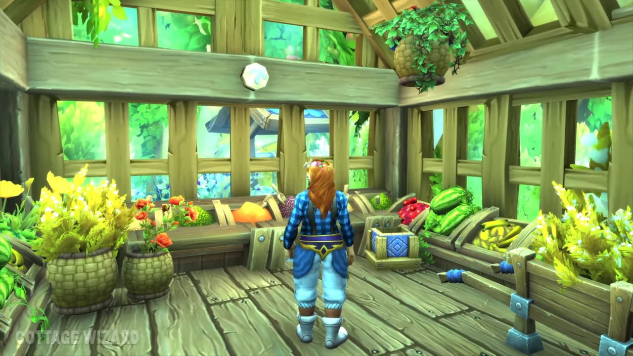 WoW Housing Building a GREENHOUSE on PTR 0 13 screenshot