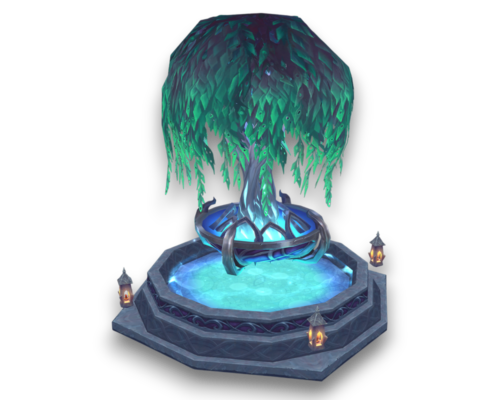 Brunnen mit Ableger des Arcandor