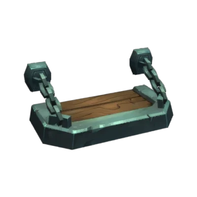Earthen Chain Wall Shelf