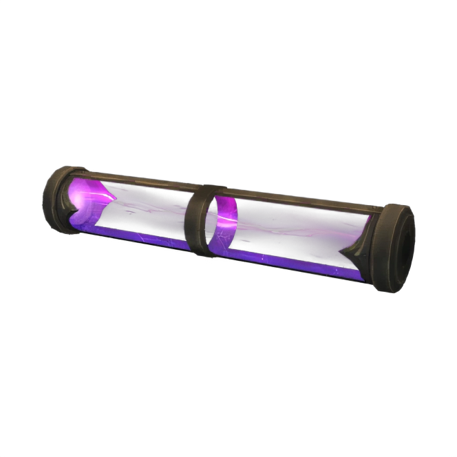 Exposed Long Ethereal Pipe Segment
