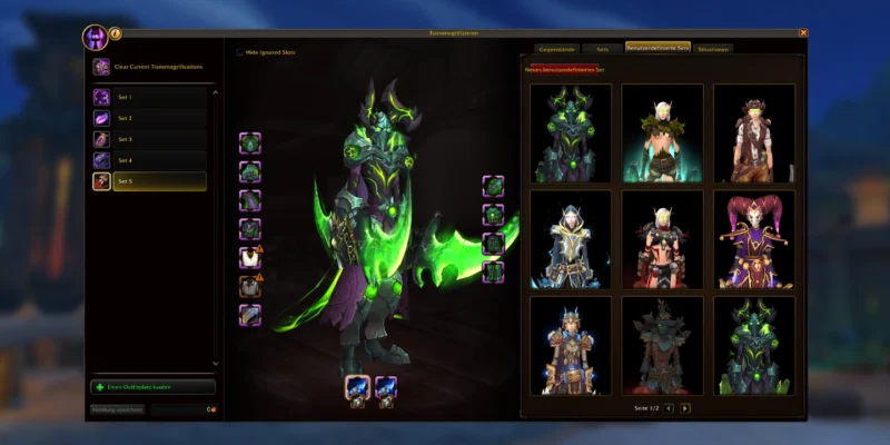 Neus Transmog System