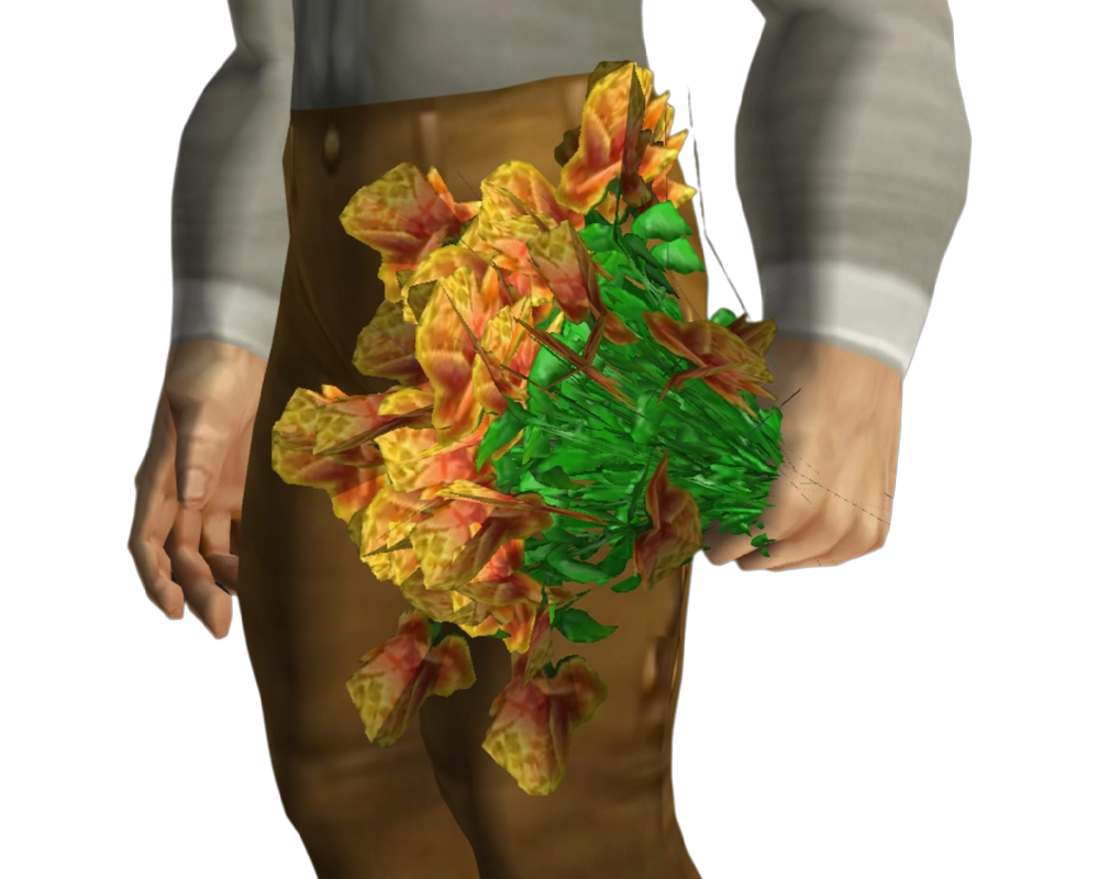 Orangefarbenes Ringelblumenbouquet