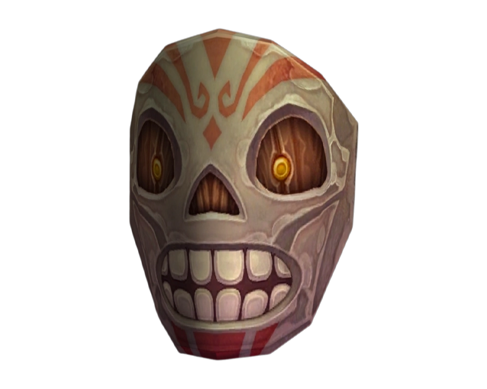 Skurrile Totenkopfmaske