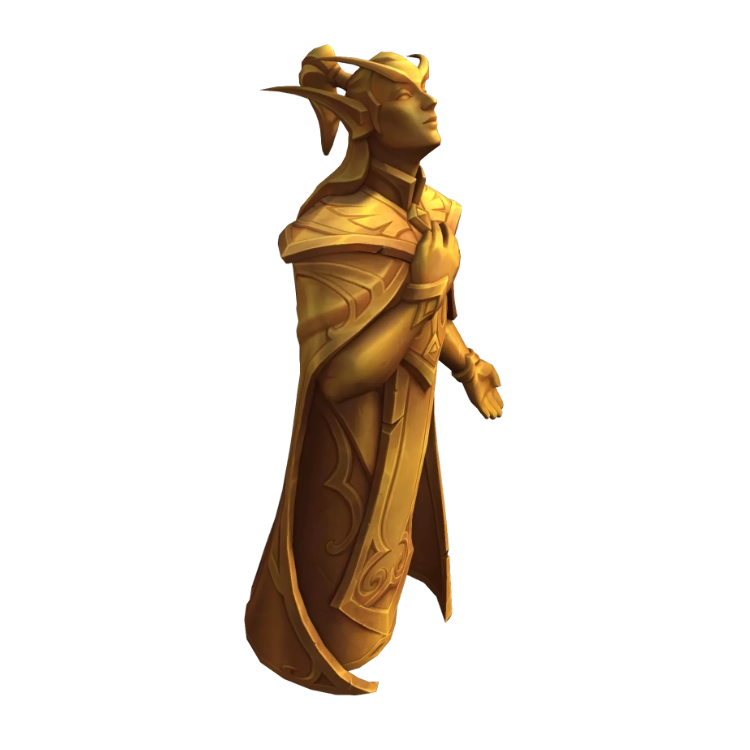 Statue eines andaechtigen Sindorei