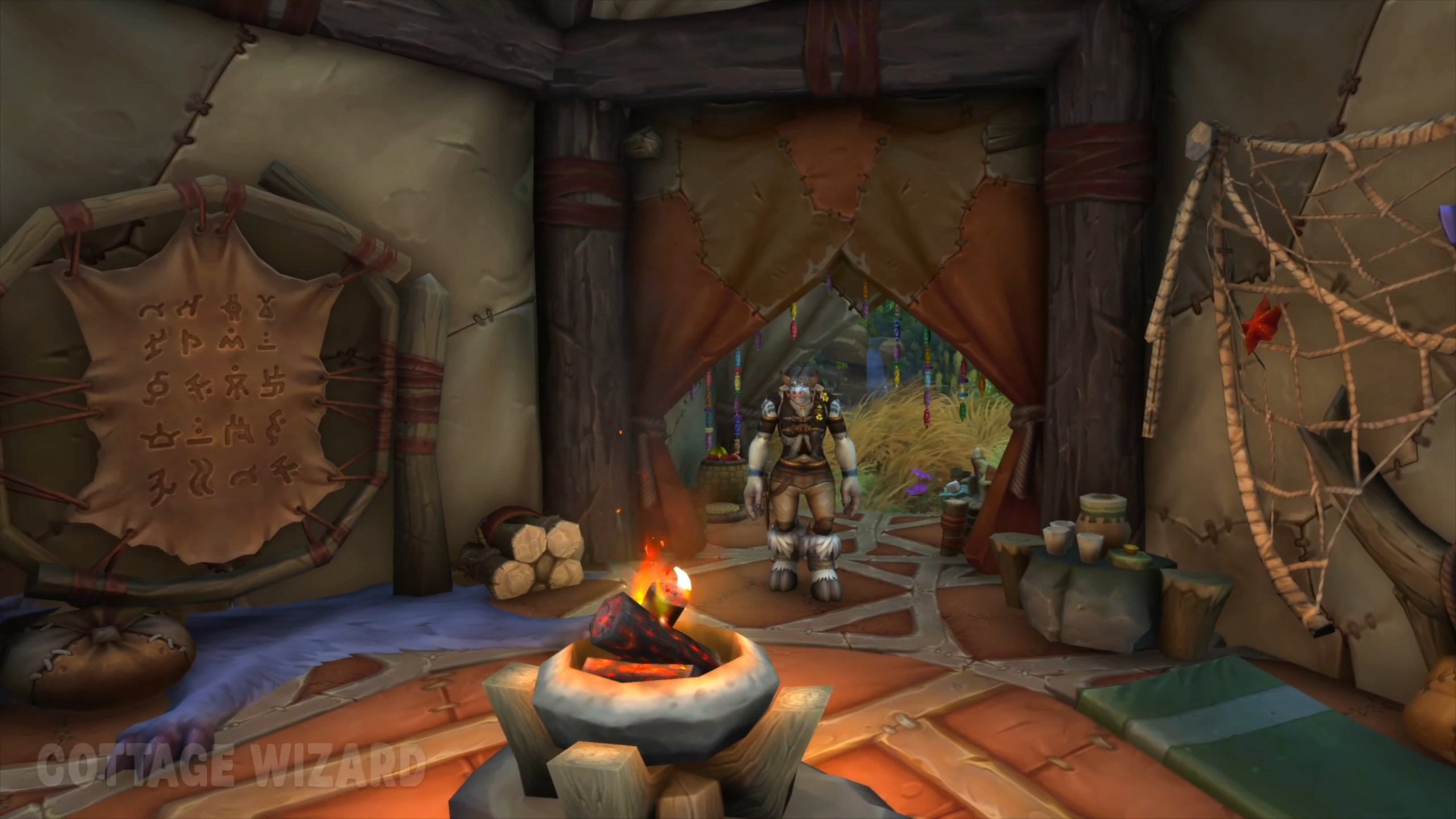 WoW Housing Building a TAUREN TENT on PTR 0 5 screenshot