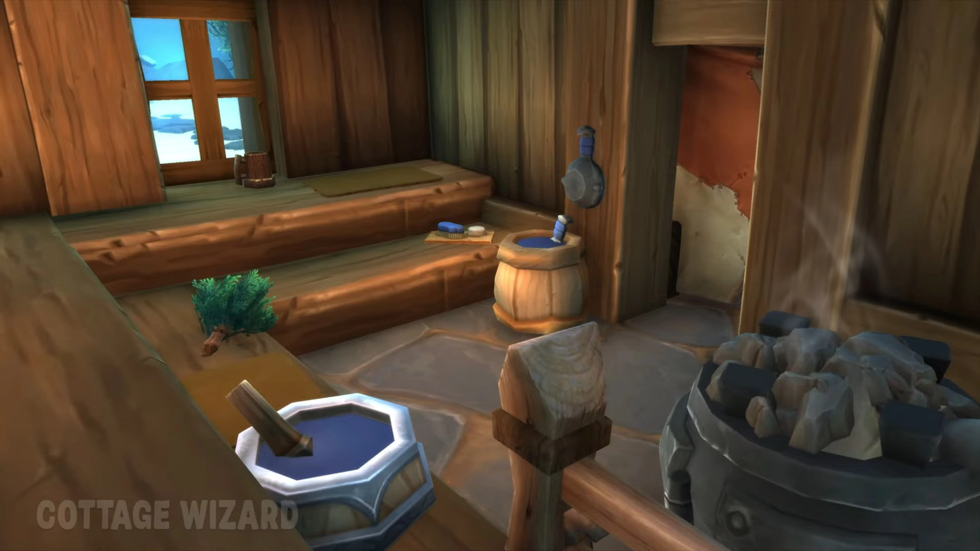 WoW Housing Winter Sauna 5
