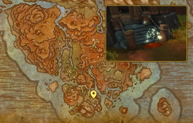 Housing Quest Dekorationsjagd Horde Lagertisch der Klingenschlucht