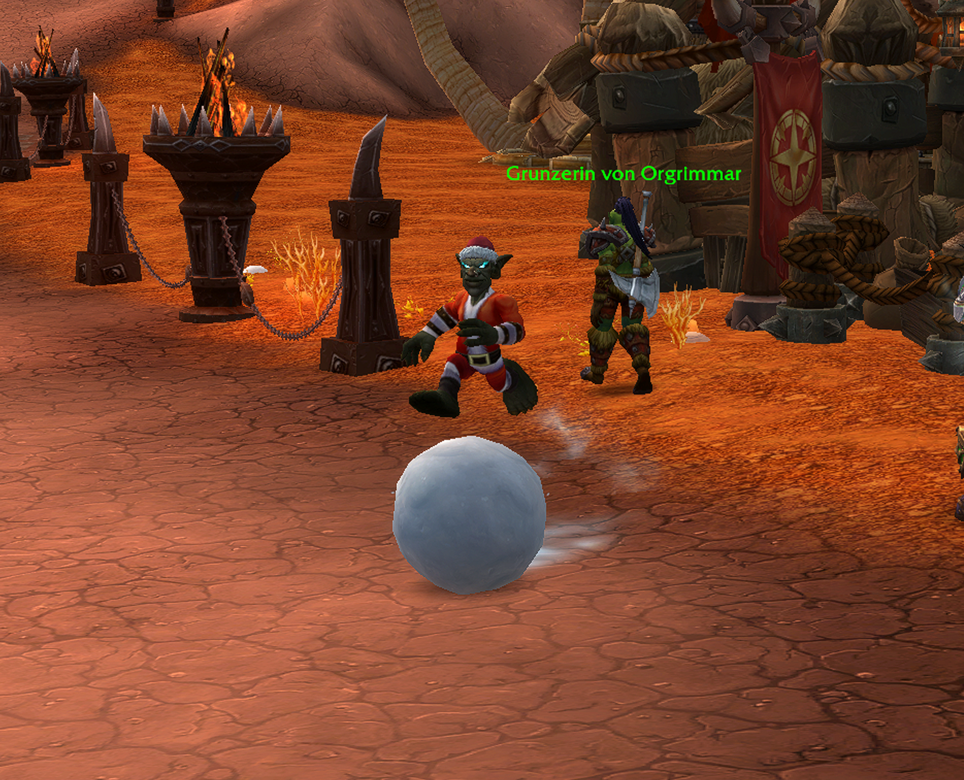 Rollender Schneeball