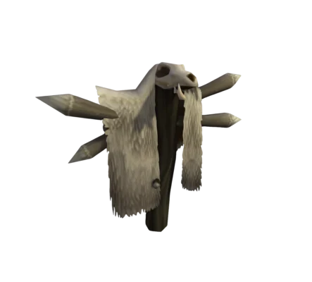 Scheuchtotem des Schneewehenstamms