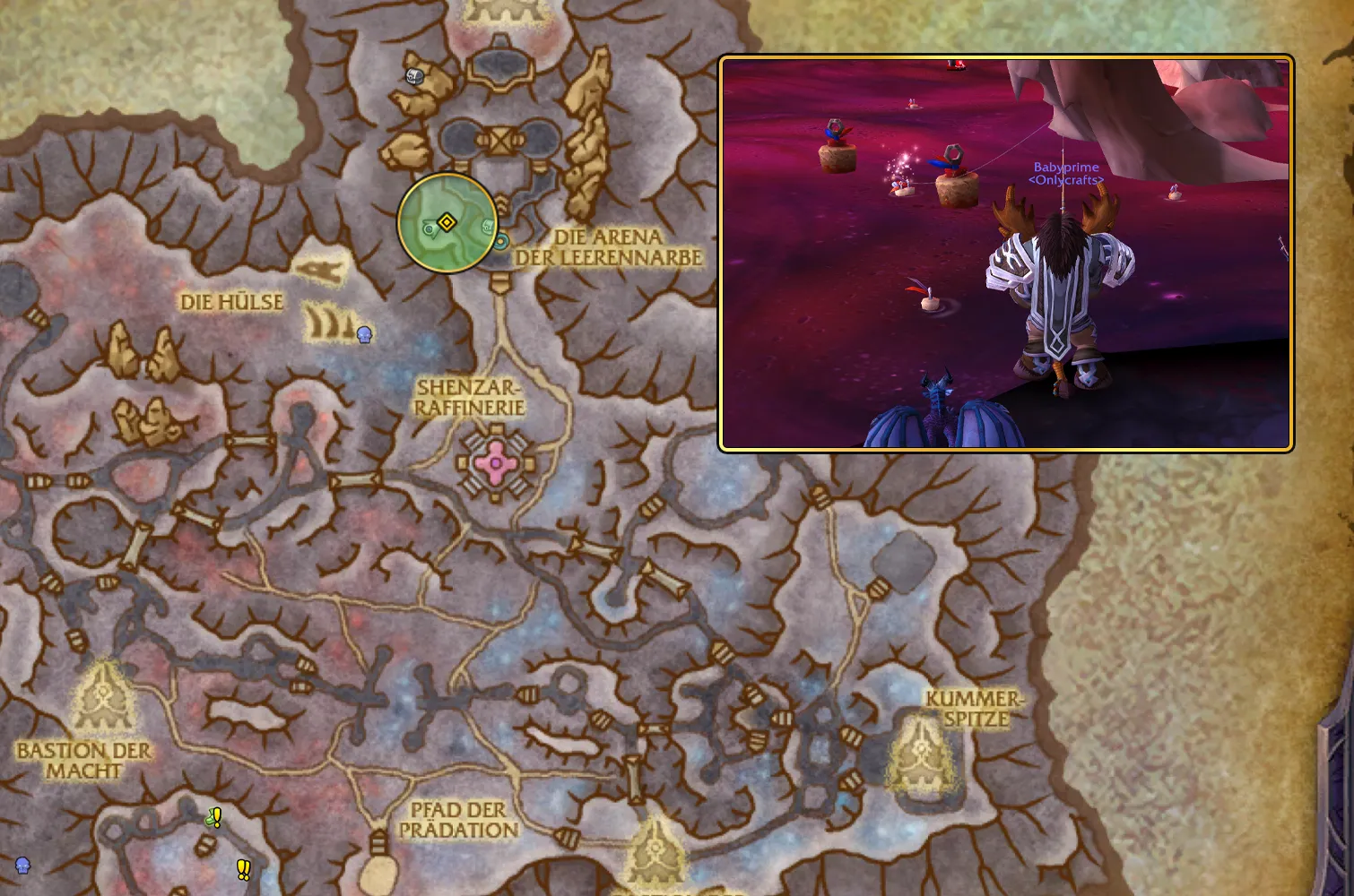 Die Arena der Leerennarbe Map