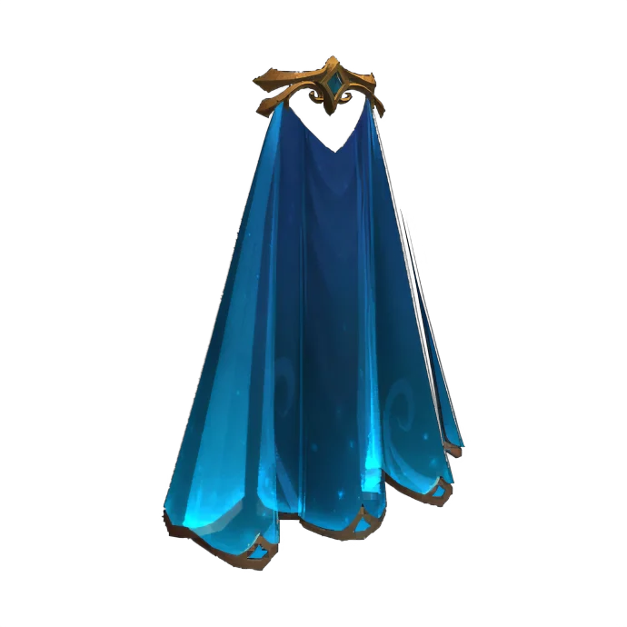 Gilded Sky Blue Drapery