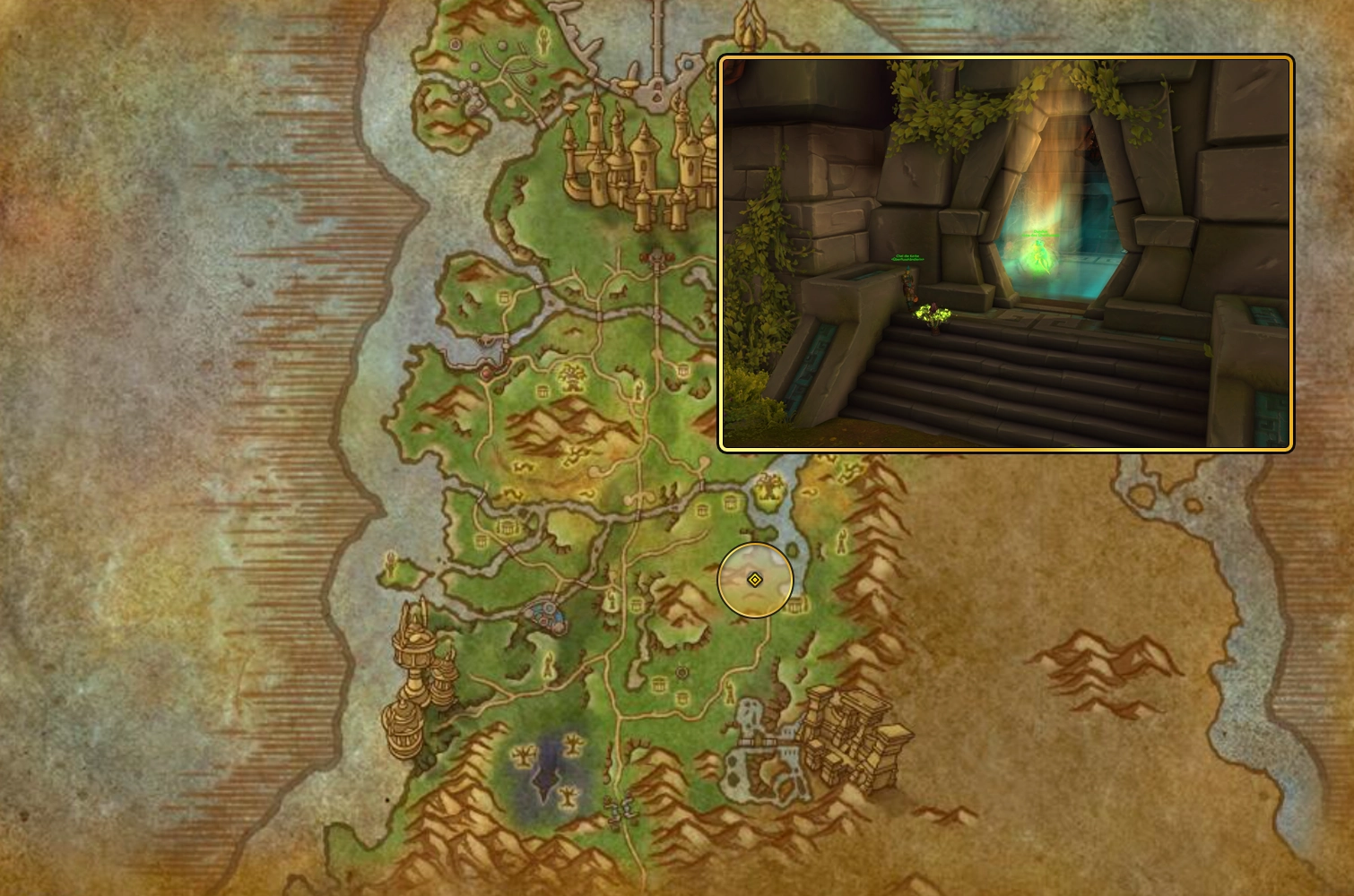 Immersangwald Ueberfluss Eingang