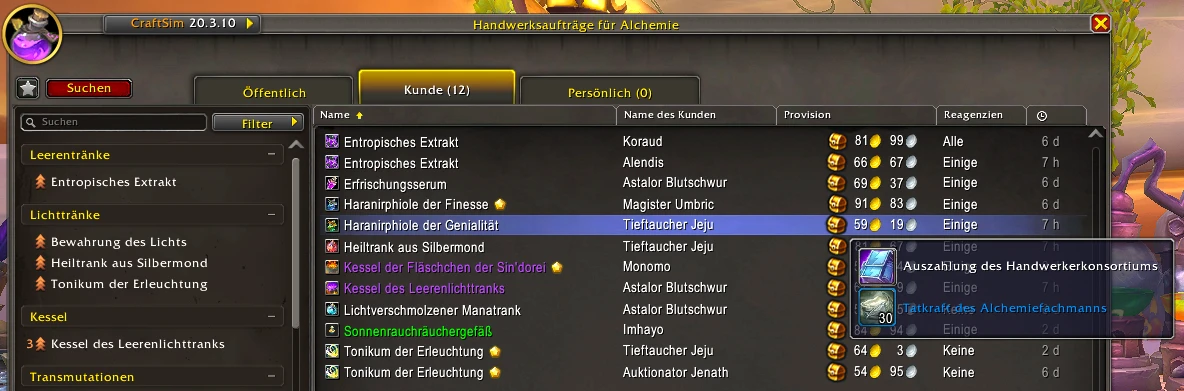 Kundenauftraege Neu