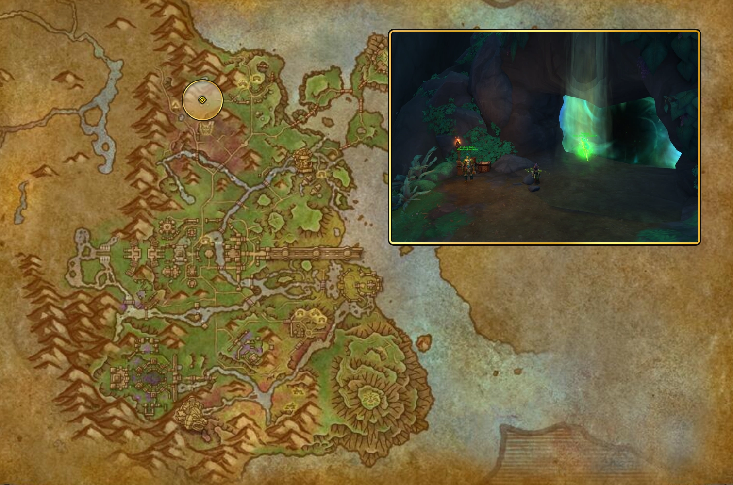 Loagewirkter Bau Map