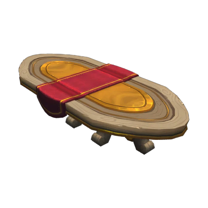 Long Silvermoon Table