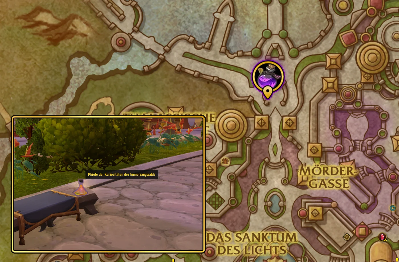 Midnight Handwerksschaetze Alchemie Phiole der Kuriositaeten des Immersangwalds