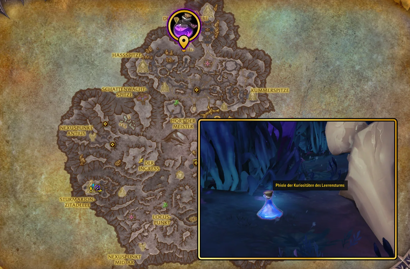 Midnight Handwerksschaetze Alchemie Phiole der Kuriositaeten des Leerensturms