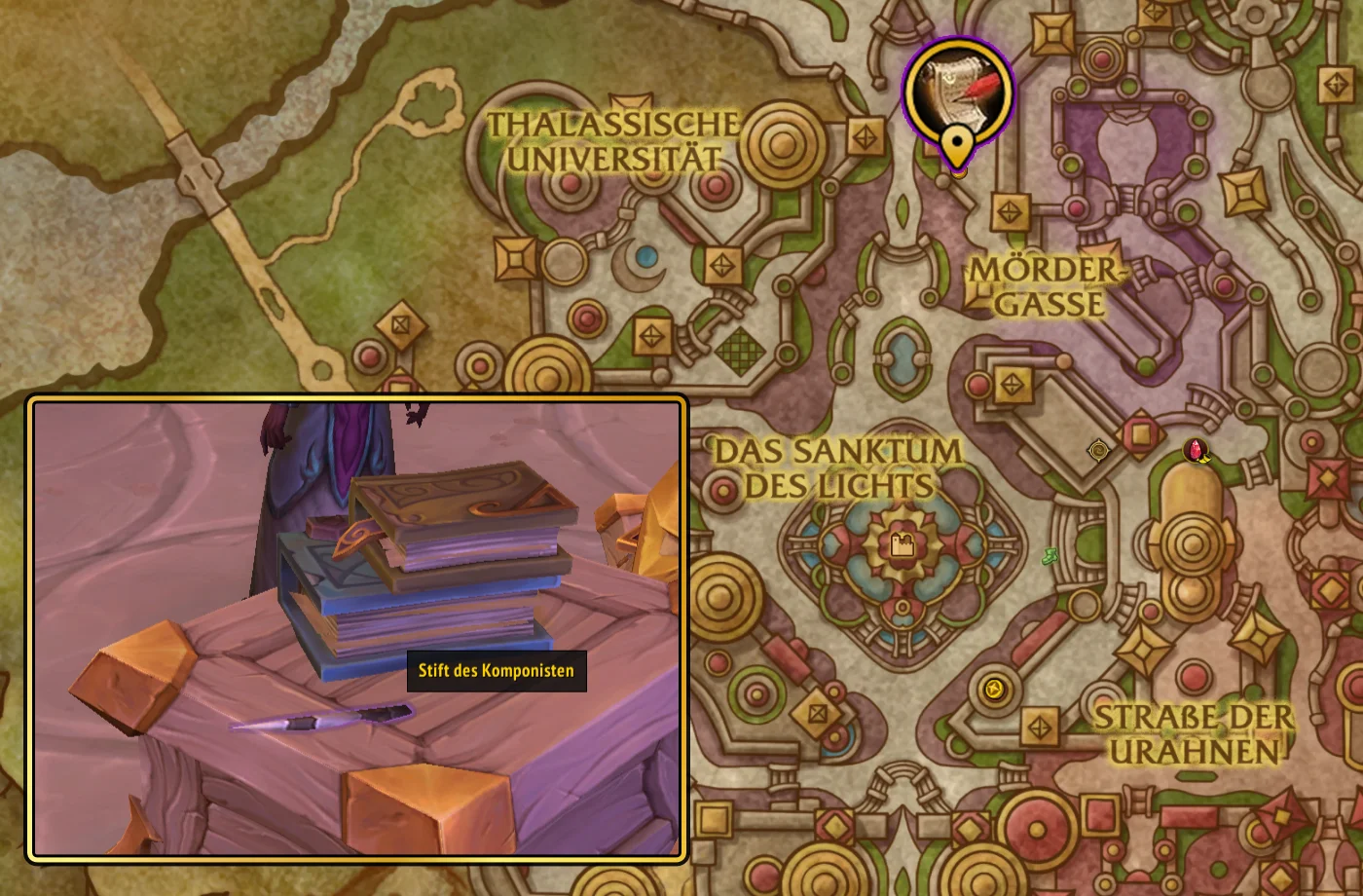 Midnight Handwerksschaetze Inschriftenkunde Stift des Komponisten