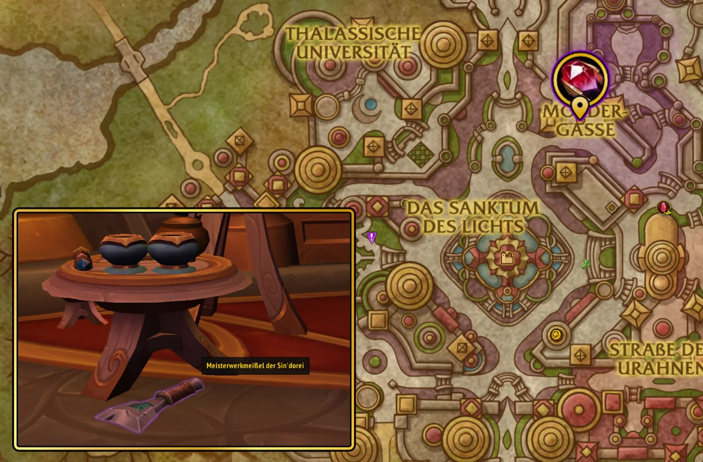 Midnight Handwerksschaetze Juwelierskunst Meisterwerkmeissel der Sindorei