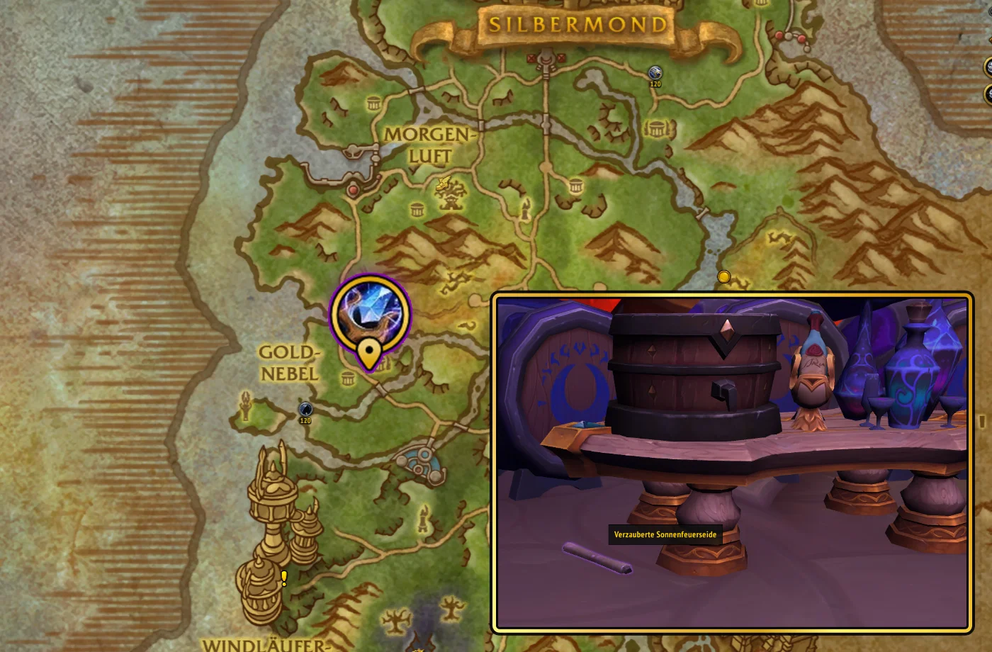 Midnight Handwerksschaetze Verzauberkunst Verzauberte Sonnenfeuerseide