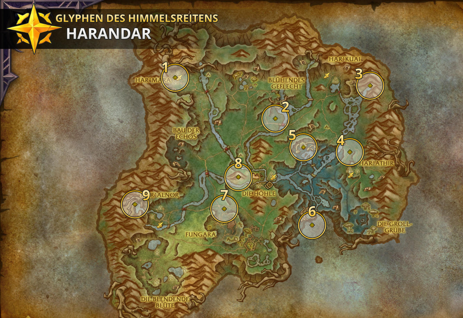 Midnight Reittier Purpurdrachenfalke Himmelsreitenglyphen Harandar