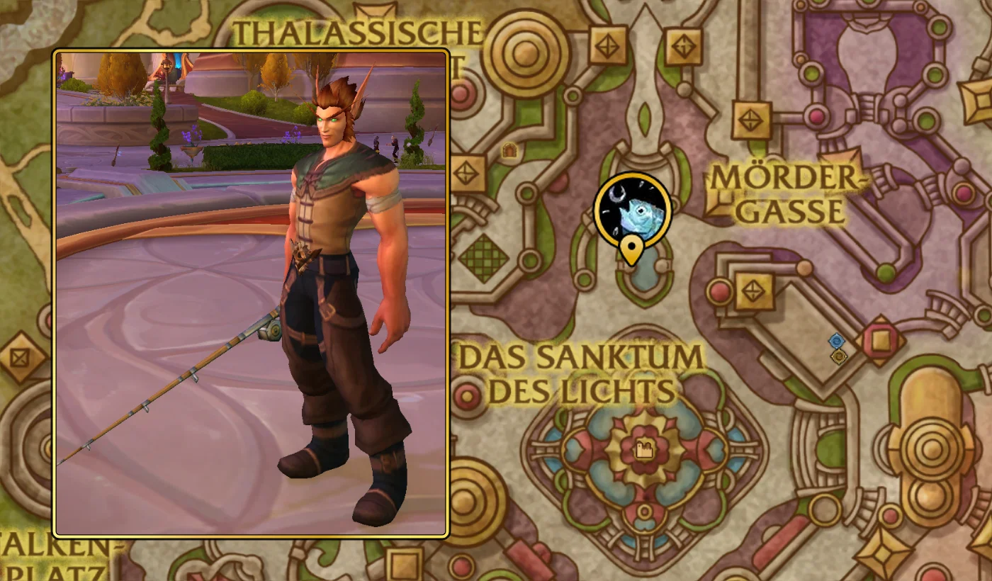 Midnight WoW Berufe Guide Lehrer Position Angeln