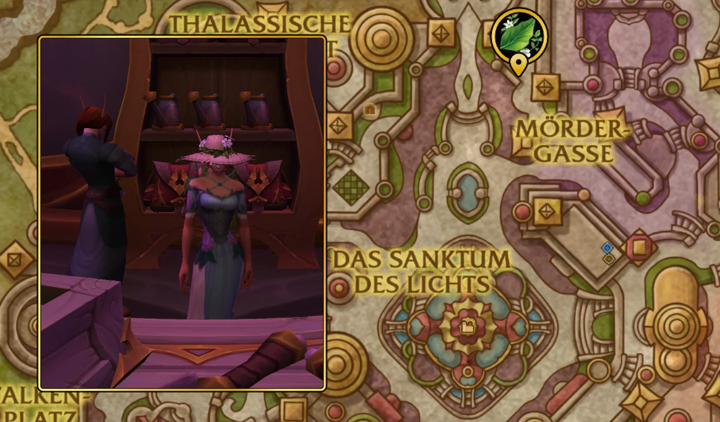 Midnight WoW Berufe Guide Lehrer Position Kraeuterkunde