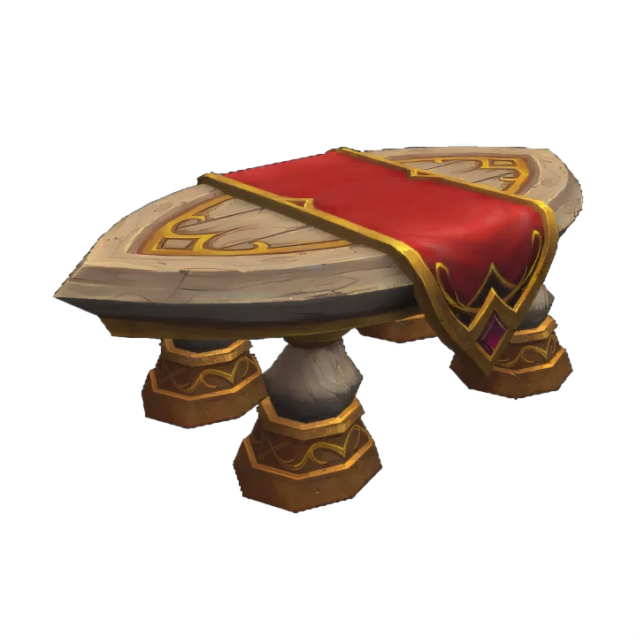 Ornate Lightwood Table