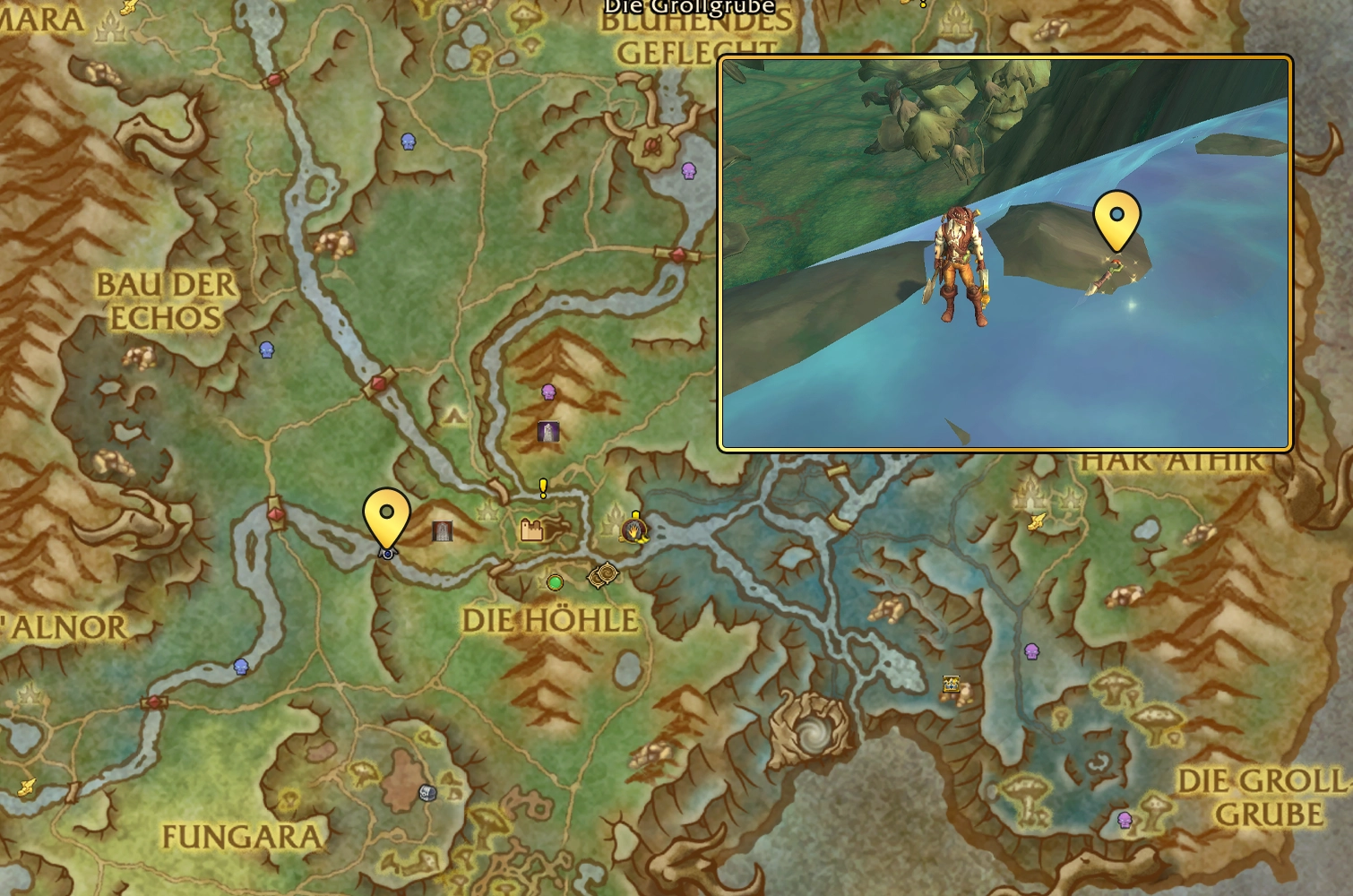 Ein verlorenes Jagdmesser Map