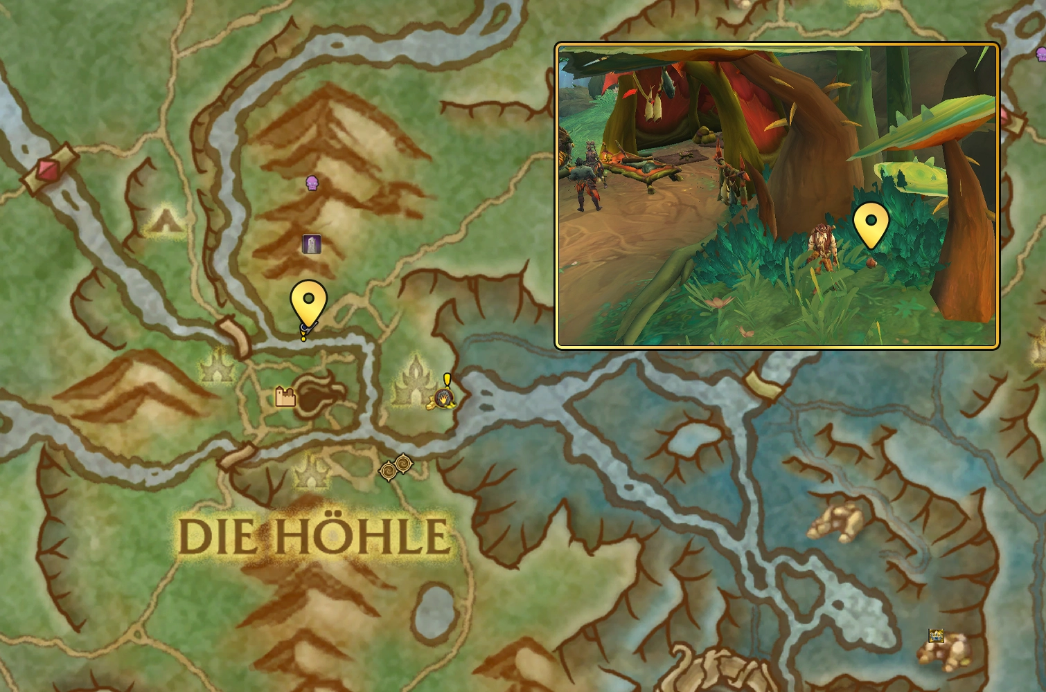 Ein zerfledderter Ball Map