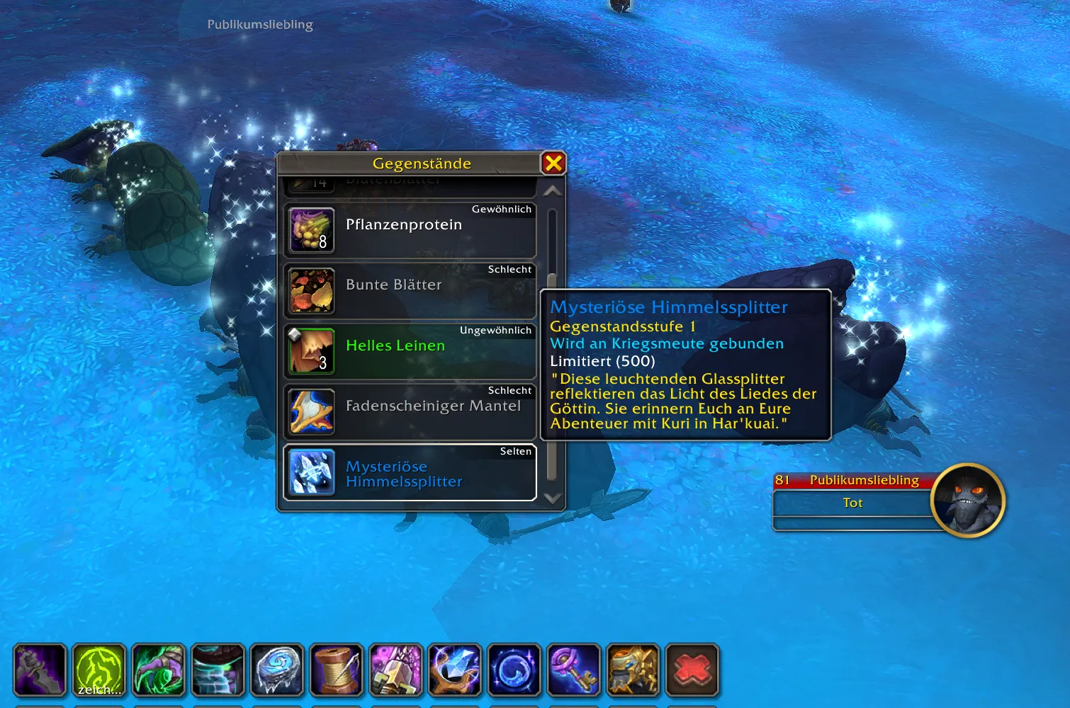 Himmelssplitter Grollgrube