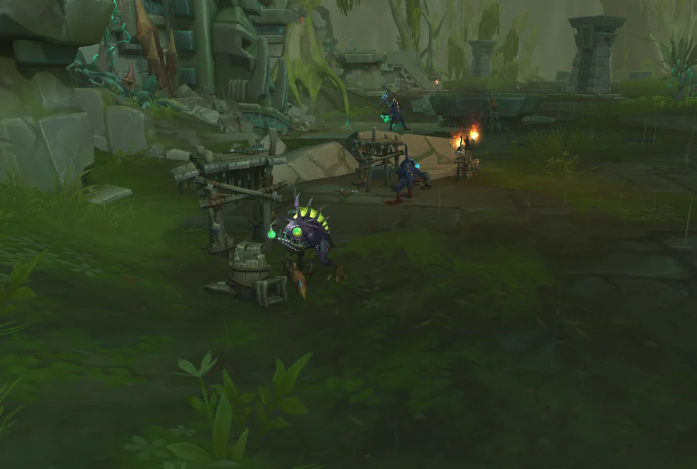 Midnight Farmspots Helles Leinen Stoff farmen ZulAman II Gegner