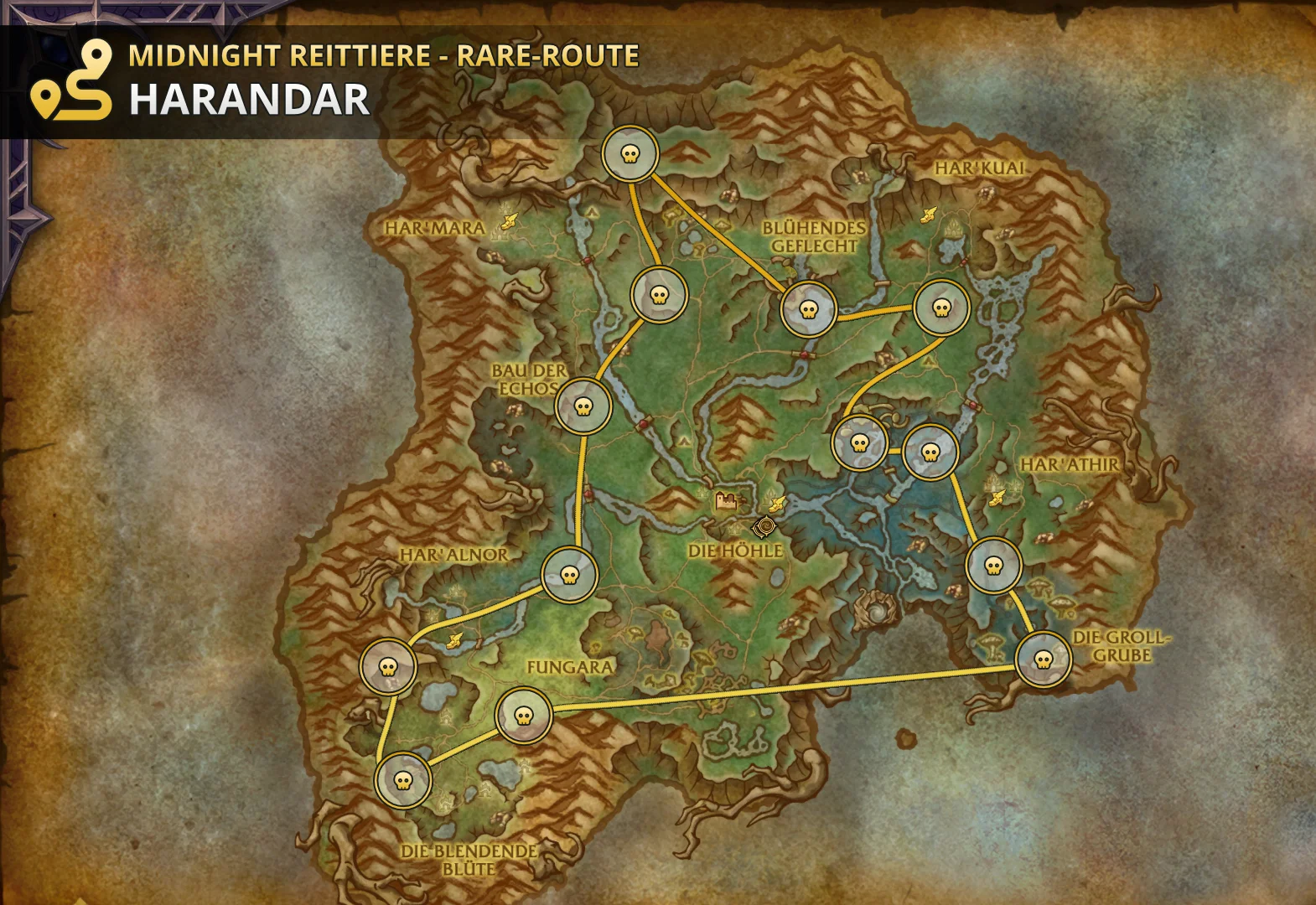 Midnight Reittiere Rare Route Harandar