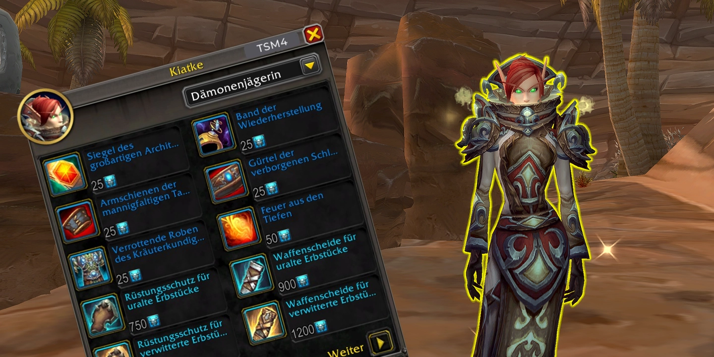 Gegenstandsstufe 126 Ruestung