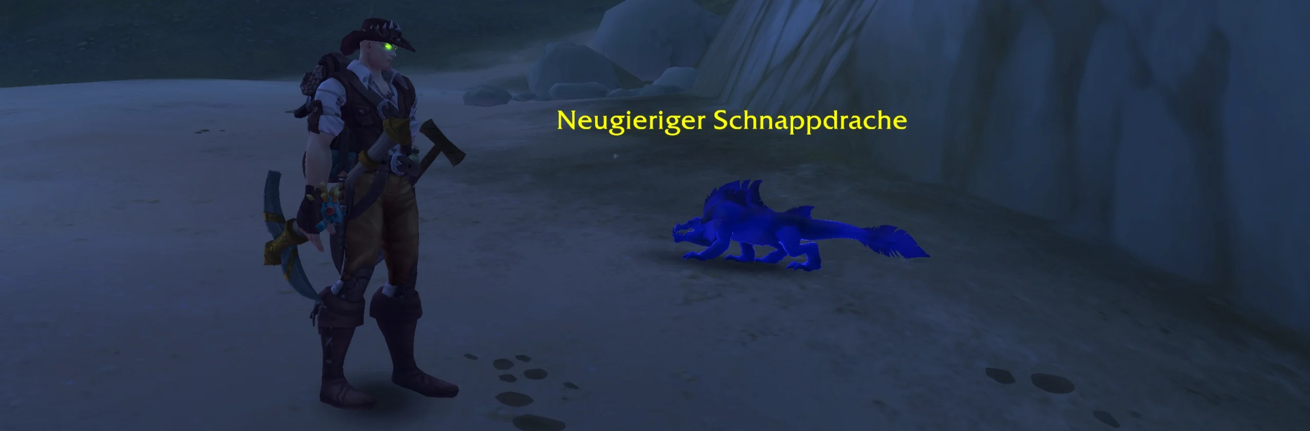 Neugieriger Schnappdrache scaled