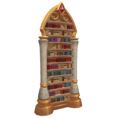 Praechtiges turmhohes Buecherregal
