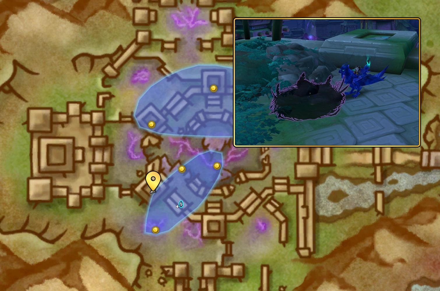 Leerenbesudeltes Nest Map