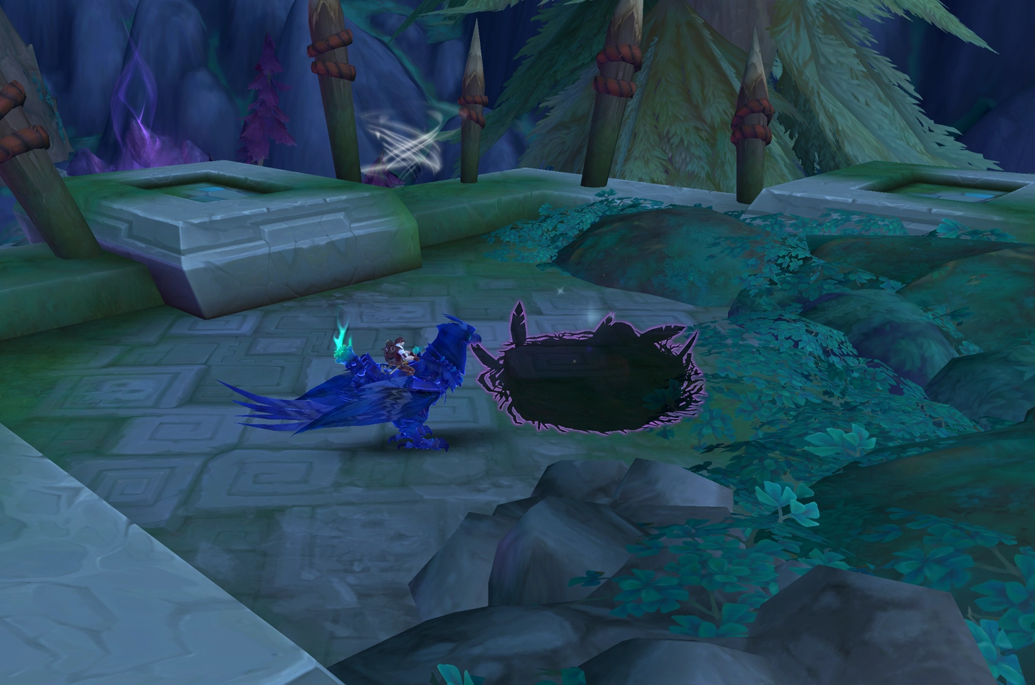 Leerenbesudeltes Nest