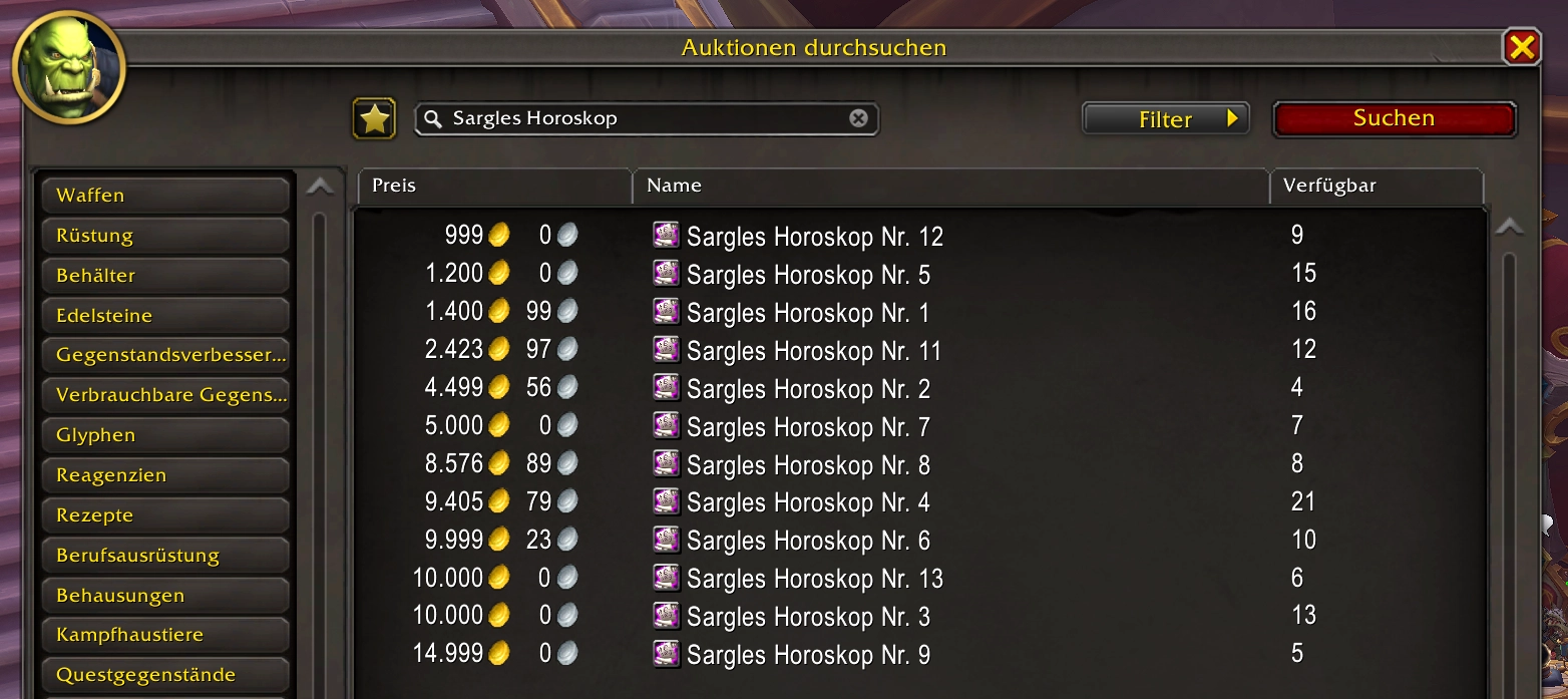 Horoskop AH