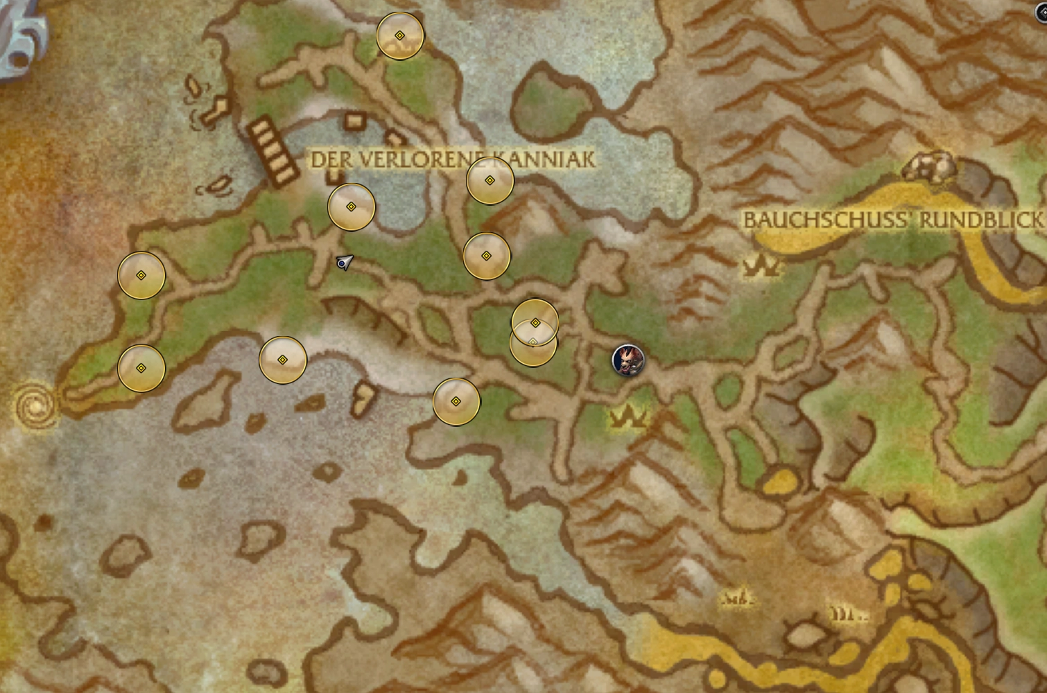 Kaefige vor dem ersten Boss