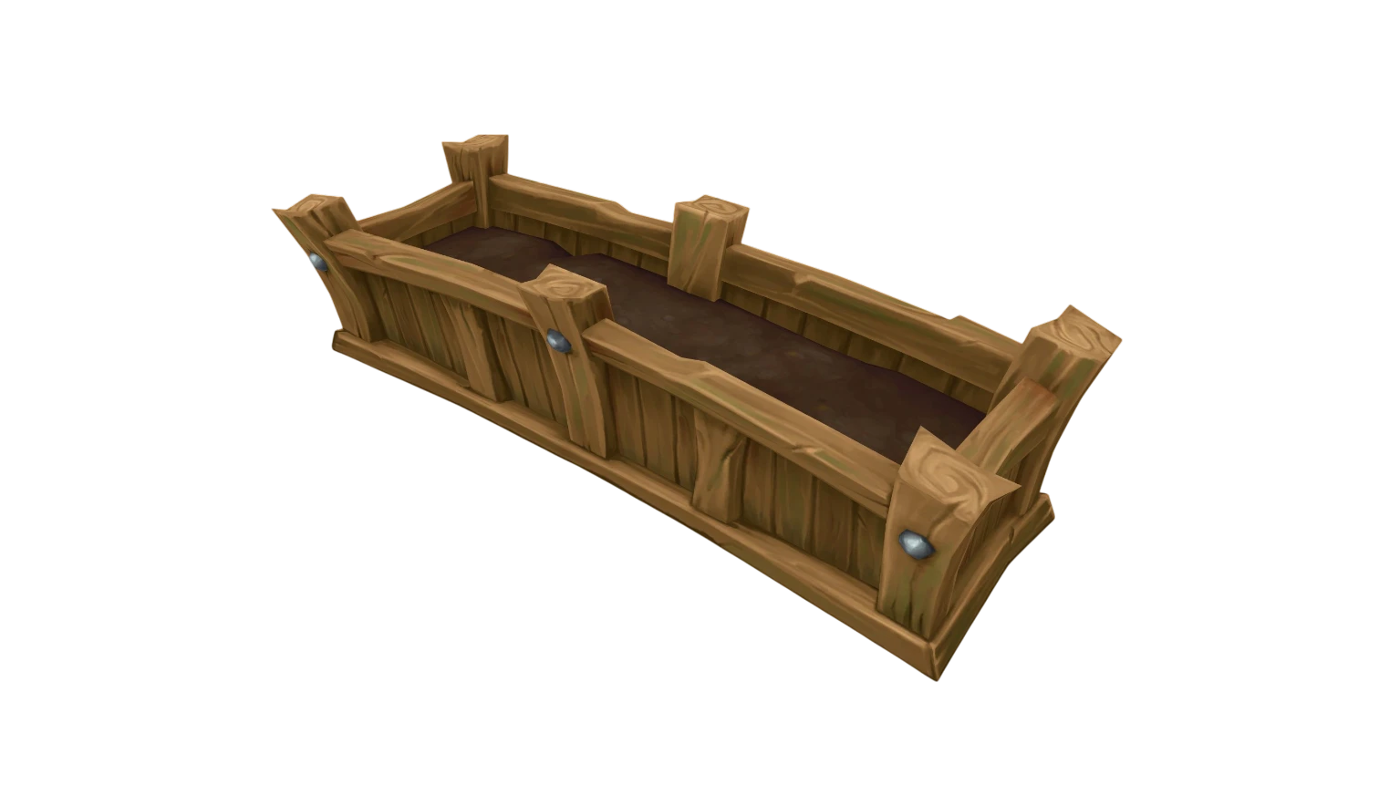Wooden Planter Row